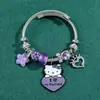Pulseira Panjia Rosa Pulseira Gato KT Pulseira Desenho Animado Transfronteiriça Fofa Pando Hello Kitty Puxar Fábrica de Joias Atacado