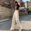 Maillard Jeans de Cintura Alta Commuter para Mujer 2025 Pantalones de Pierna Ancha Ropa Exterior Holgados Combinan con Todo Petos de Moda Estilo Delgado