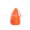 Bolsa de Cosméticos Acolchada Nueva Transfronteriza, Neceser, Estilo Ins de Gama Alta, Celebridad de Internet Portátil de Gran Capacidad, Bolsa de Tela Brillante tipo Pluma