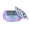 Cesta de fresas blanca, cesta cuadrada de plástico para recoger frutas a mano, cesta de fresas, cesta de arándanos, cesta de uvas, marco de morera