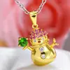 Collar de Diópsido Incrustado en Todo el Cuerpo Plata S925 Nuevo Colgante de Diópsido Natural Accesorios para Mujer Joyería de Moda Venta al por Mayor