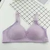 Para taza grande talla grande 46 sujetador 3 filas sin aro de acero sujetador sujetador de madre algodón fino copa C suave