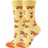 Calcetines de otoño e invierno de Amazon para mujer, calcetines de animales, calcetines de frutas, calcetines de marea para hombre, calcetines de comida divertidos.