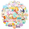50 Pegatinas de Pascua Nuevas Compra Directa Transfronteriza desde Amazon Huevos de Pascua Conejo Huevos de Ganso Pegatinas de Graffiti de Pascua