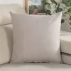 Lino Engrosado Doble Cara Color Sólido Simple Almohada Grande de Tiro Cubierta de Respaldo para Ventana de Bahía Oficina Dormitorio Sala de Estar Sofá Coche Soporte Lumbar