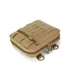 Bolsa de Acessórios Médicos para Exterior Kit de Primeiros Socorros Tático Conveniente Bolsa de Proteção para Esportes ao Ar Livre Bolsa de Sobrevivência na Natureza Cor Preta Militar