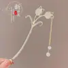 Novo Pente de Cabelo Estilo Chinês para Mulheres, Acessório de Cabelo Estilo Antigo Hanfu Cheongsam, Pente de Madeira para Coque, Pente de Cabelo Versátil de Alta Qualidade