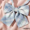 Cuadros Japoneses Cuadros Negros Corbata Jk Cuello Flor Estilo Universitario para Mujer Foto de Graduación Lazo Camisa Ins Traje