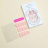Uñas Postizas Europeas y Americanas Transfronterizas con Estampado de Corazones, Uñas Postizas Sencillas al por Mayor, Puntas de Uñas Postizas Removibles