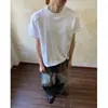 Camiseta Masculina de Manga Curta 2026, Novo Estilo de Verão, Camiseta Básica Masculina de Cor Sólida com Gola Redonda e Manga Curta de Alta Qualidade