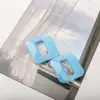 Hebilla de Cintura Cuadrada Hueca de Acrílico de 33*33mm, Materiales para Joyería Hecha a Mano DIY, Accesorios para Bolsos, Aretes, Collares y Materiales Auxiliares