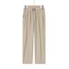 Pantalones casuales para madres de mediana edad y ancianas Verano Nuevo Delgados Talla Grande Sueltos Rectos Cintura Alta Elástica Pantalones Nueve Puntos para Mujer