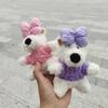 Brinquedo de Pelúcia Criativo Filhote de West Highland Terrier com Chaveiro de Corda Colorida Pingente de Bolsa Pendente de Carro Acessórios Fofos Venda por Atacado