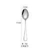 Aço Inoxidável Espessado 1010 Talheres Ocidentais Faca e Garfo para Bife Colher de Mexer Café Garfo de Frutas Pá de Bolo Colher Redonda para Gelo