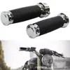 Cerradura Universal para Manillar de Motocicleta Harley de Aluminio CNC Empuñadura Antideslizante para Manillar Pegamento Impermeable para Manillar de Motocicleta