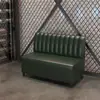 Sofá de cabina para cafetería de té con leche, restaurante de barbacoa, casa de té, cabina, mesa y sillas para bar musical