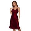 Nova Camisola Sexy Wenhua Estilo Europeu e Americano Renda Roupa de Dormir Feminina Roupa de Casa Série Luxuosa Noturna Dq3410