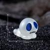 Micropaisaje con explosiones transfronterizas, calavera alienígena luminosa creativa, fantasma, decoraciones DIY, accesorios, mini adornos pequeños