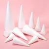 Cono Espuma Bola Poliestireno Cono Blanco Navidad Árbol de Navidad Material Modelo Cono de Espuma Directo de Fábrica