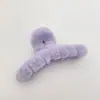 Oufei Le versão coreana do grande clipe de pelúcia de vison outono e inverno parte de trás da cabeça cabelo de coelho clipe de tubarão grampo de cabelo acessórios de cabelo atacado