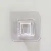 Suporte de sabonete líquido anti-perfuração para banheiro, suporte de parede para sabonete líquido, gancho para pendurar adesivos sem costura