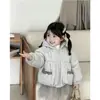 Chaqueta Acolchada de Algodón para Niñas Chaqueta Gruesa Cálida Suave de Algodón con Acolchado en Forma de Corazón Ropa de Abrigo Ropa de Abrigo Estilo Coreano Patchwork para Bebés Niñas