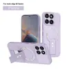 Funda de teléfono PinDun con soporte magnético tipo piel, adecuada para el modelo de comercio exterior MOTO M86 EDGE 50 PRO, con forro interior de terciopelo