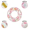 Producto Nuevo de Verano Anillo de Natación Inflable para Bebés y Niños con Dibujos Animados, Ecológico, Engrosado con Asa, Girasol con Lentejuelas, Anillo Flotante Inflable