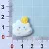 Accesorios de Estrella con Sombrero Amarillo DIY Estrella de Cinco Puntas Pasador para el Cabello Tocado Funda de Teléfono Pegatina para Refrigerador Galleta de Queso