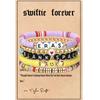 Pulsera Transfronteriza de Cerámica Suave para Mujer Pulsera de Letras Bohemia de Gama Alta Versátil Traje Pulsera de Cerámica Suave Taylor