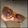 Gafas de sol de estilo nuevo para mujer de verano, Gafas de sol de moda estilo coreano para hombre, Gafas de sol con montura grande anti-UV, Modernas