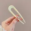 Franja com bolinhas para inserir pente grampo para cabelo arrepiado para mulheres parte de trás da cabeça meio preso pente de inserção invertida coque acessório de cabelo grampo de cabelo