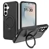 Comercio Exterior Mayoreo Samsung S26FE Funda Soporte Magnético a Prueba de Golpes 2 en 1 Color Sólido s25 Funda de Teléfono Nuevo Modelo Paquete Datos
