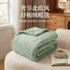 Fábrica de mantas de origem: Manta de fleece tafetá para escritório, sofá, cochilo, outono e inverno, manta quente para dormir, presente, manta de ar condicionado