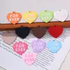 Nuevo Llavero Colgante Etiqueta Pequeña de Texto de un Lado Corazón Fprever Forever Color Caramelo Accesorios en Inglés