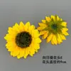 Ventas Directas de Fábrica de Cabezas de Girasol Simuladas, Girasoles Artificiales, Paredes de Flores para Bodas, Decoraciones de Techo, Decoraciones Florales para el Hogar