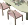 Escritório de Vendas Mesa e Cadeira Infantil Combinação Piso Elevado Shopping Center Área de Brincar Sala de Aula Educação Infantil Mesa de Artesanato Retangular