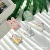 Acessórios de remendo acrílico DIY jóias grampo de cabelo papelaria materiais decorativos grafite DIY desenho animado acessórios artesanais