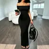 Nuevo Vestido de Verano Sexy para Mujer, Color Sólido, Ceñido a la Cintura, de un Solo Hombro, Estilo Hot Girl 2026, Elástico, Ajustado, Estilo Europeo y Americano