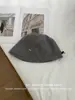 Riog Letter~Nuevo Sombrero de Pescador Retro de Ala Ancha con Borde Enrollado Otoño/Invierno para Mujer Estilo Ins Sombrero de Pescador de Moda para Adelgazar el Rostro