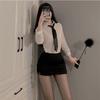 Nueva Lencería Sexy Encaje Archivo Abierto Ajustado Uniforme Deseo Puro Sexy Libre Descuento Suministros para Pareja Conjuntos Dropshipping