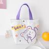Bolsa Pequeña de Oso de Dibujos Animados Linda para Mujer, Pequeña, Fresca, Ligera, Gran Capacidad, Bolsa de Almuerzo, Bolso de Mano Moderno y Duradero