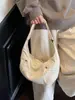 Bolso Croissant de Alta Gama Estilo Japonés 2026 para Mujer, Bolso Cruzado Versátil de Moda Casual para el Trabajo con Gran Capacidad
