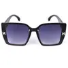 Nuevas Gafas de Sol Europeas y Americanas con Protección Solar, Gafas de Sol de Patilla Ancha, Montura Grande para Conducir, Gafas de Sol Cuadradas de Moda, Viajes al Aire Libre