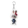 Mercancía de Zootopia Judy Nictom Lindo Llavero de Mochila de Acrílico Colgante de Regalo para Pareja