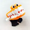 Relógio de Dentes Saltitantes Brinquedo de Corda Dentes Saltitantes Dentes de Fantasma Vampiro Halloween Natal Pequeno Presente Brinquedo de Corda