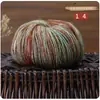 Hilo de Algodón Camuflaje, Hilo para Suéter Teñido por Sección, Hilo de Algodón con Colores Mixtos Pulverizados, Bola de Hilo para Manualidades Hecha a Mano