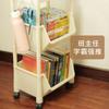 Suministro directo de fábrica almacenamiento debajo de la mesa plástico escritorio estante para almacenamiento de libros ilustrados dormitorio sala de estar almacenamiento de bocadillos carrito para niños