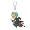 Chaveiro One Piece Transfronteiriço 2026 Mercadoria de Anime Pingente de Acrílico Luffy Zoro Acessórios de Desenho Animado