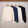 Se puede usar sobre la camiseta base invierno primavera otoño suéter popular para mujer suéter de manga larga tipo linterna con cuello semi alto